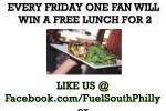 FREE LUNCH FRIDAYS!